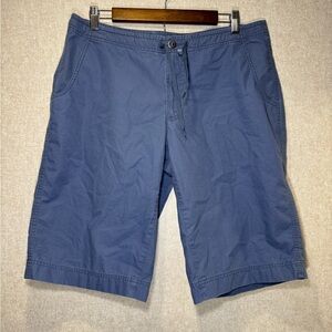 Patagonia Blue 100% Organic Cotton Bermuda Shorts Hiking Size 33